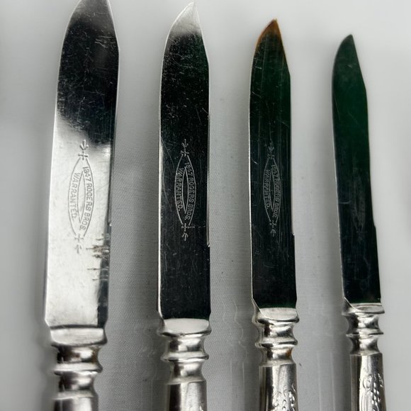 VINTAGE Silverware 9-pc | Collectible Serving Pieces | WM. Rogers - Picture 8 of 10